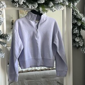 a new day Lavender Quarter-Zip Sweatshirt